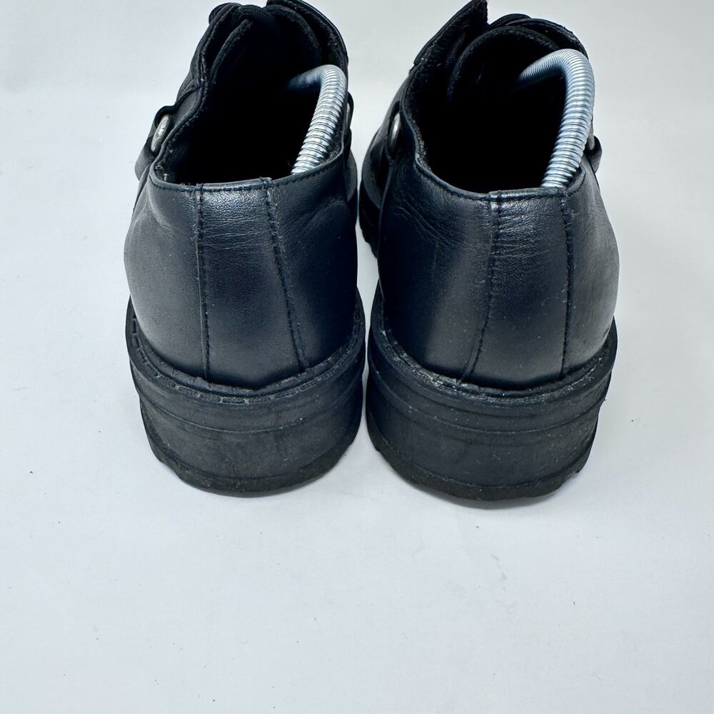 Bed Stu Black Leather Heeled Boots - Picture 9 of 15